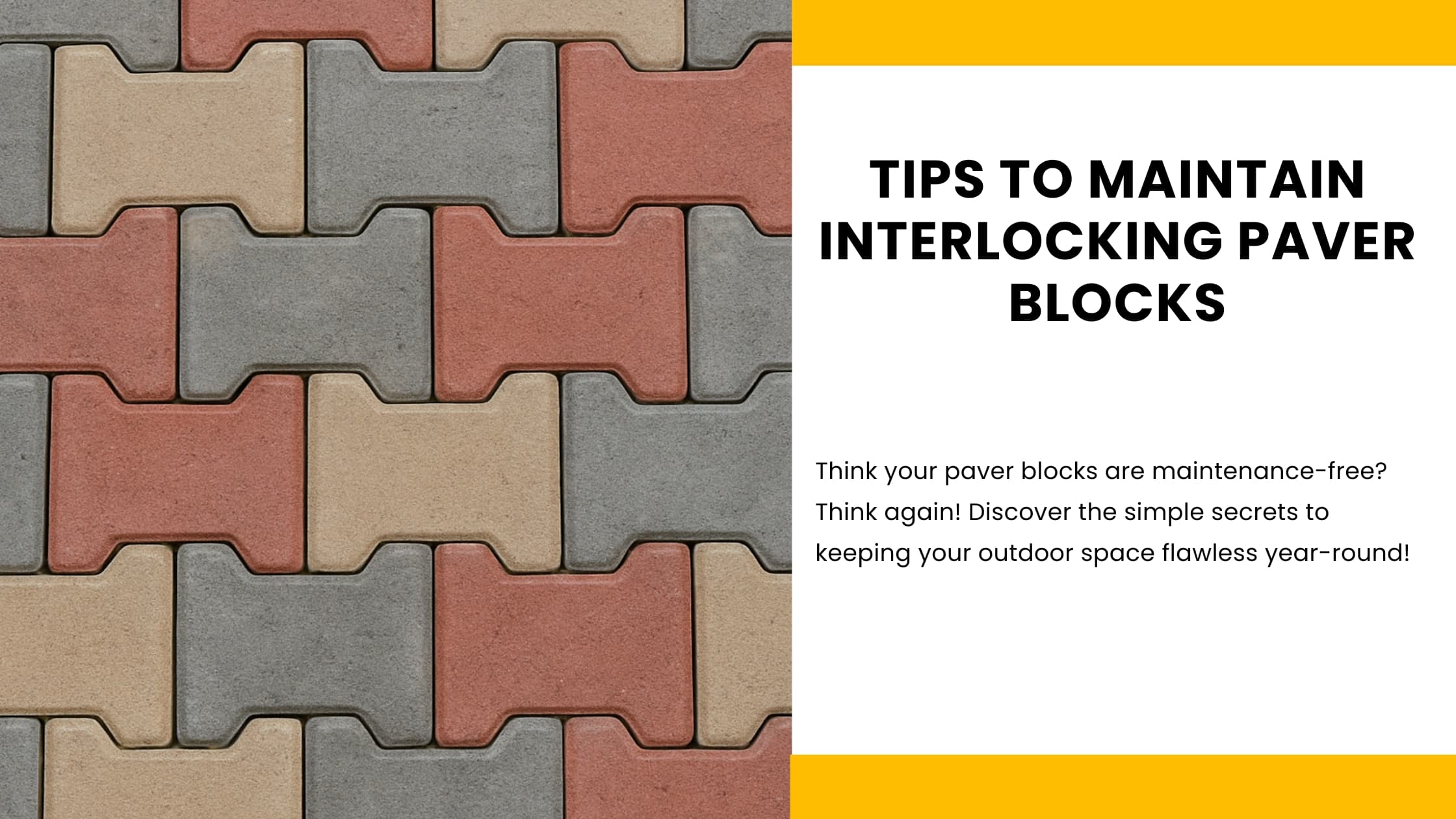 Interlocking Paver Blocks | Paver Block Maintenance | How to Maintain Pavers | Paver Cleaning Tips | Paver Block Repair