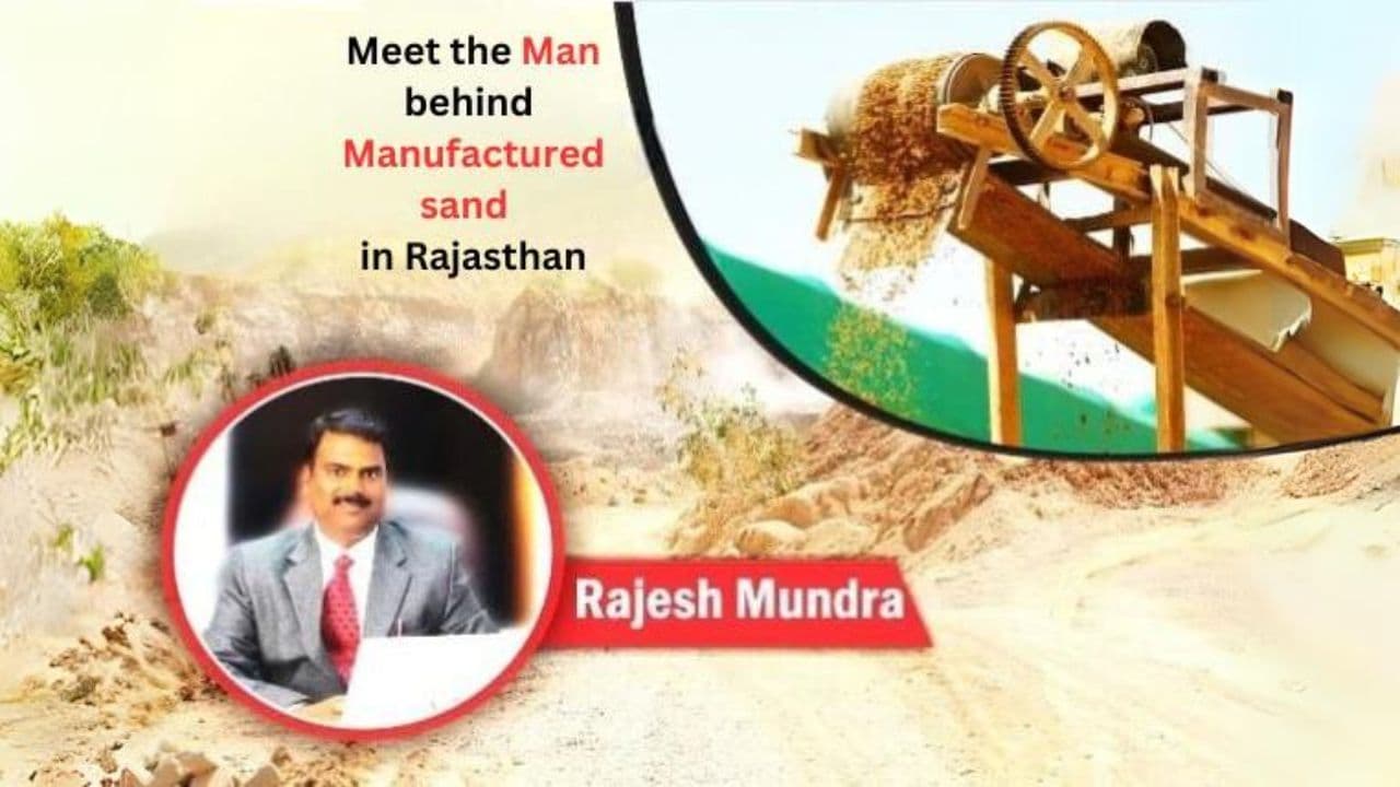 manufactured sand in Rajasthan | m sand | m sand supplier in Udaipur| sand supplier in Rajasthan | Rajesh Mundra | Raj mineral