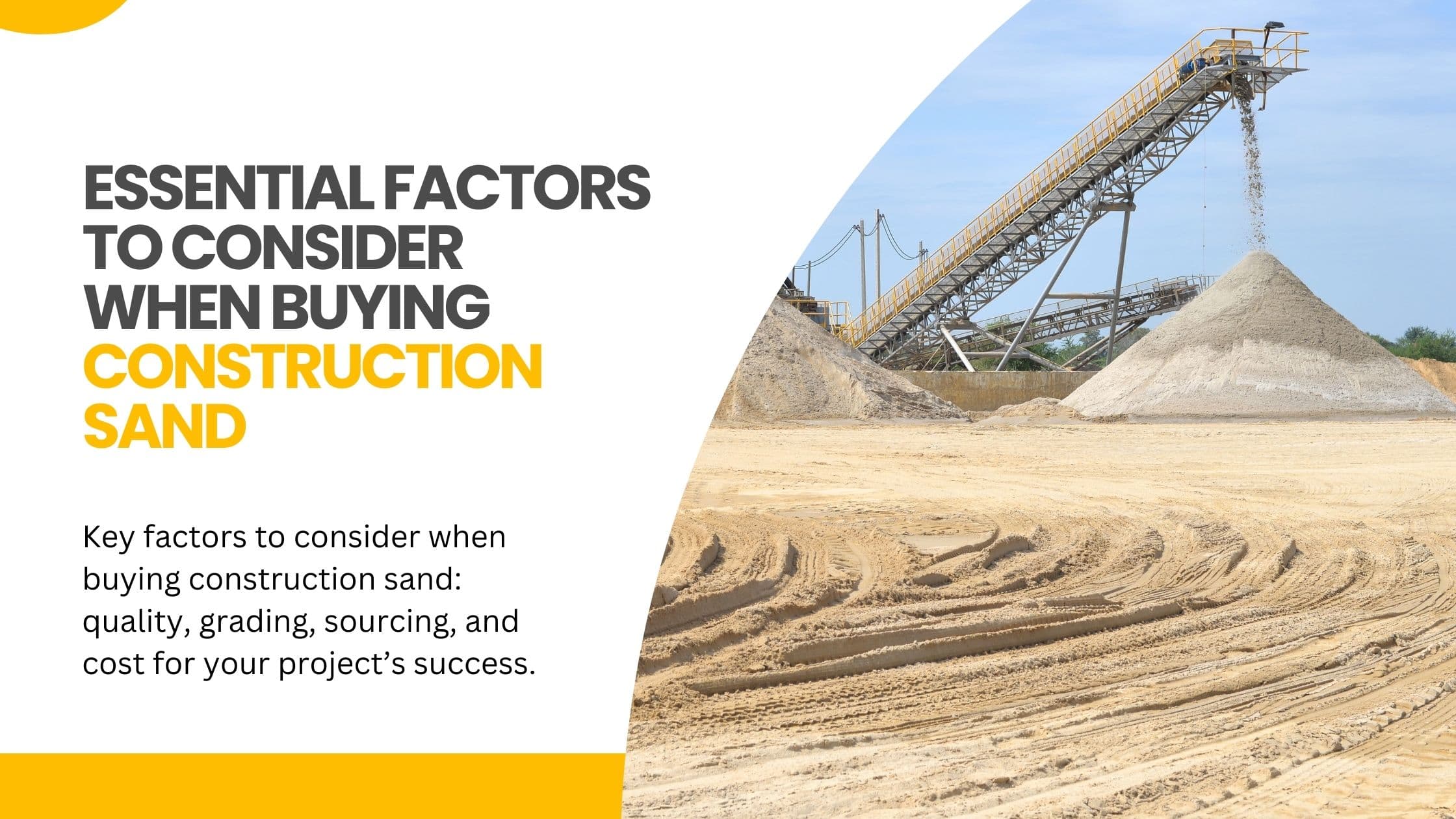 Buying Construction Sand