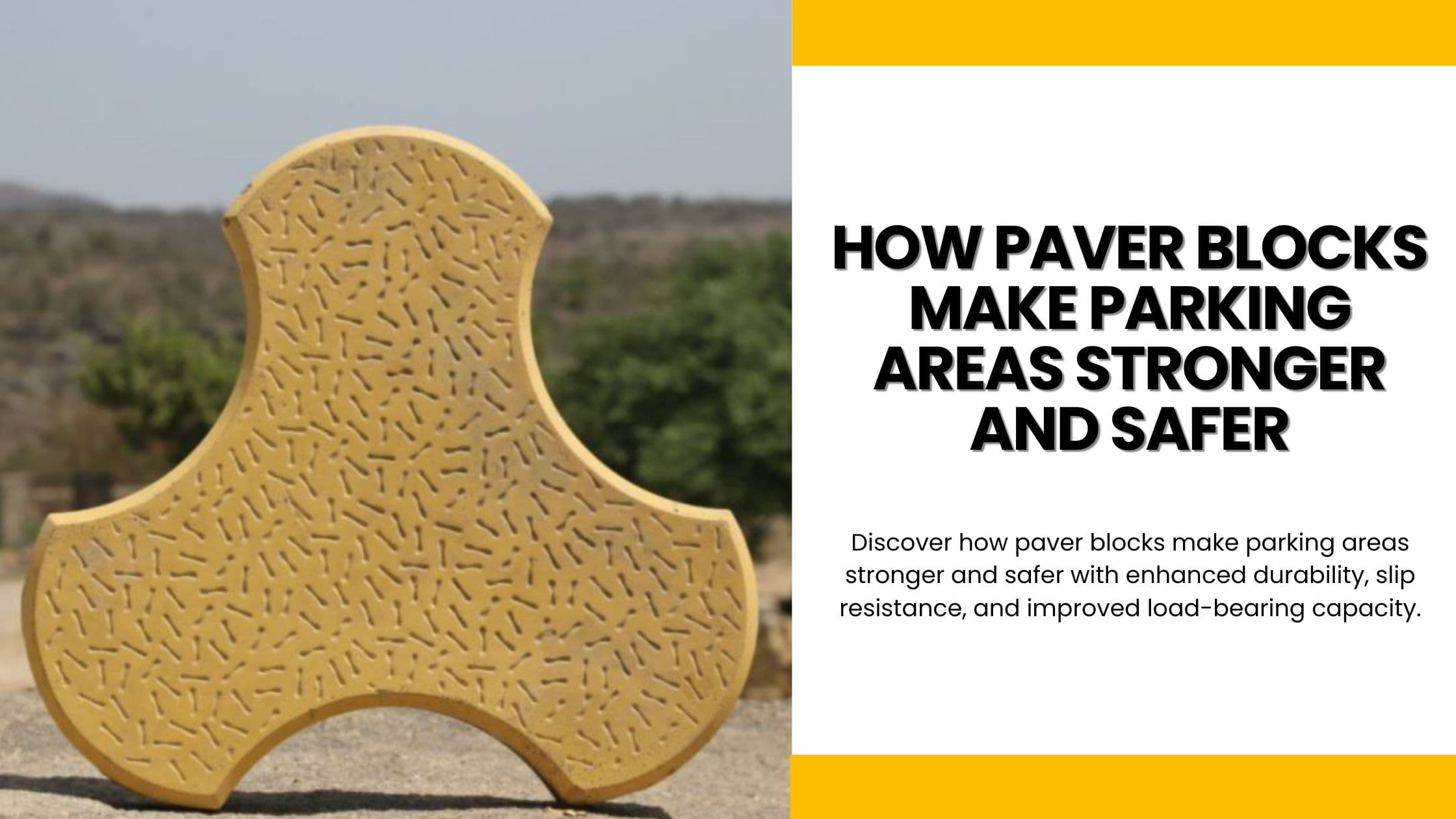 How Paver Blocks Make Parking Areas Stronger and Safer