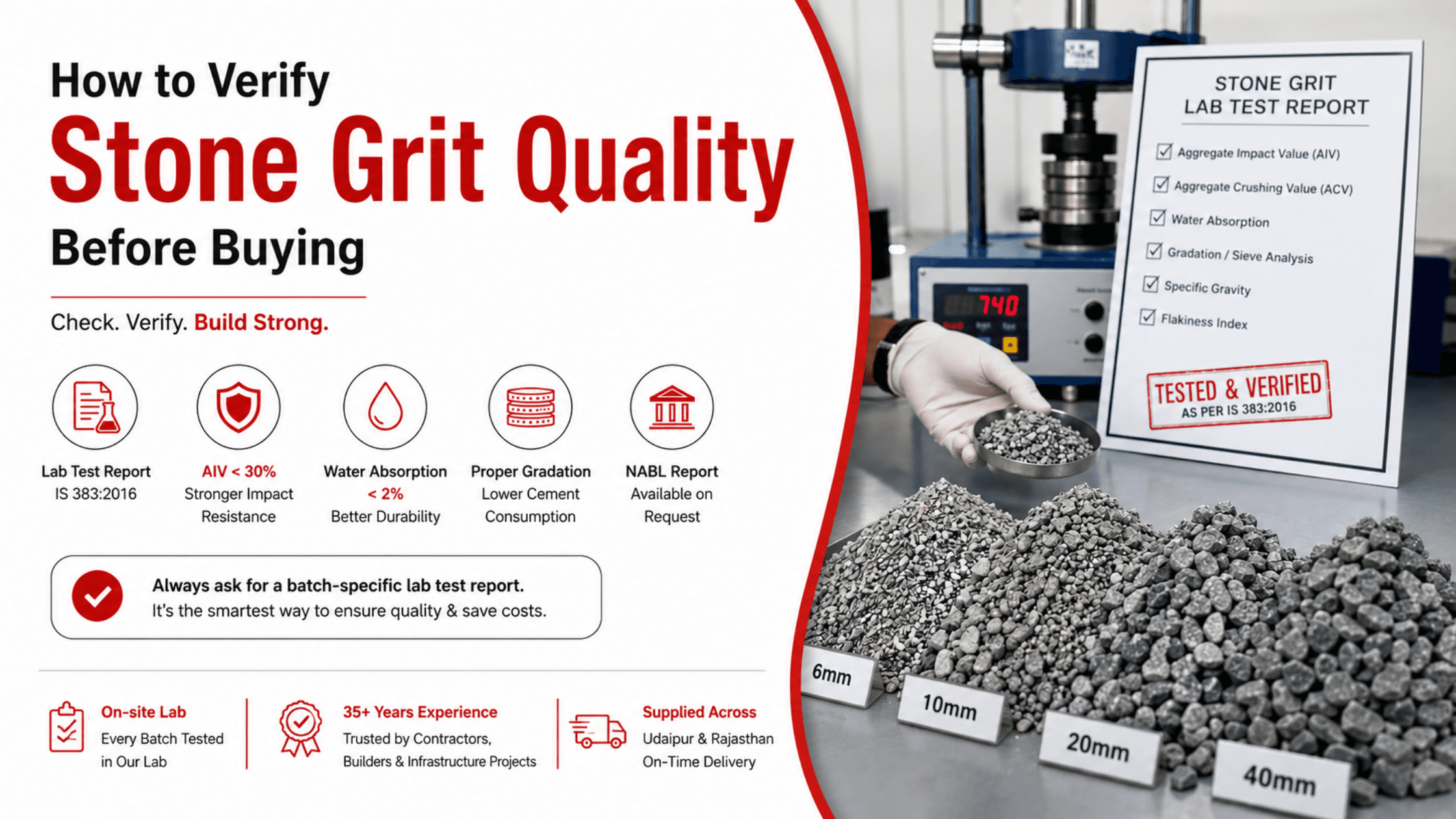 Stone Grit Quality