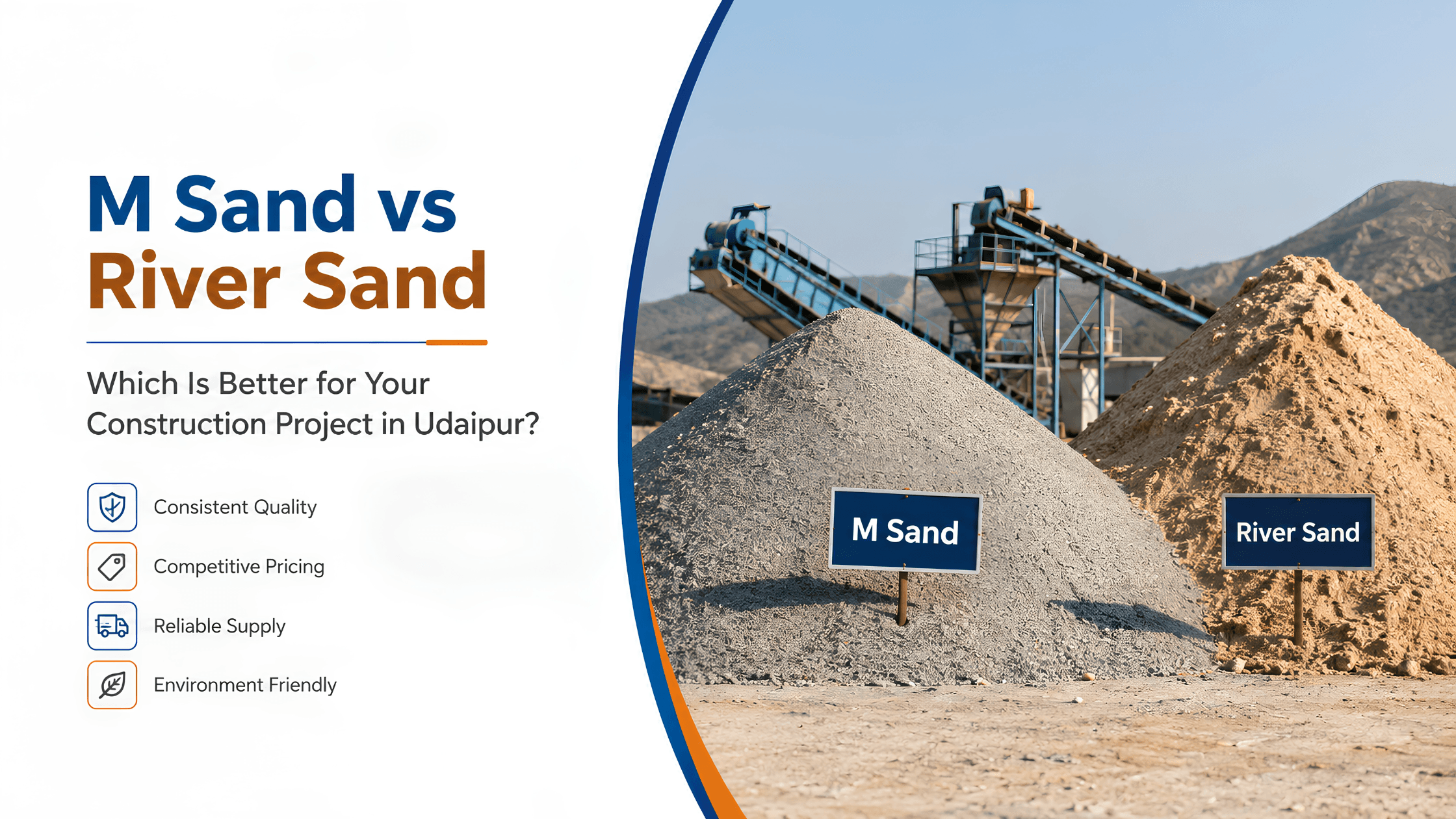 M Sand vs River Sand