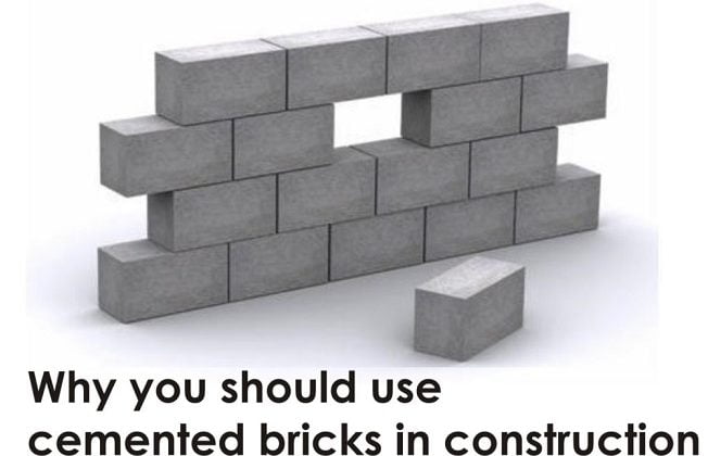 cemented bricks
